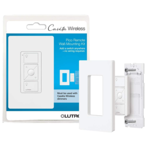 Lutron Caseta Wireless Pico Remote Wall-Mounting Kit, PJ2-WALL-WH-L01